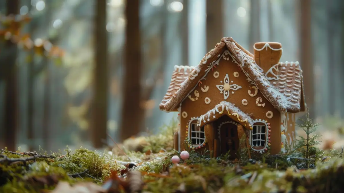 forest gingerbread house