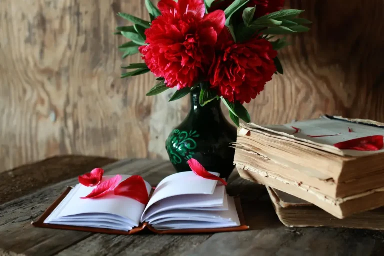 livre roman fleurs