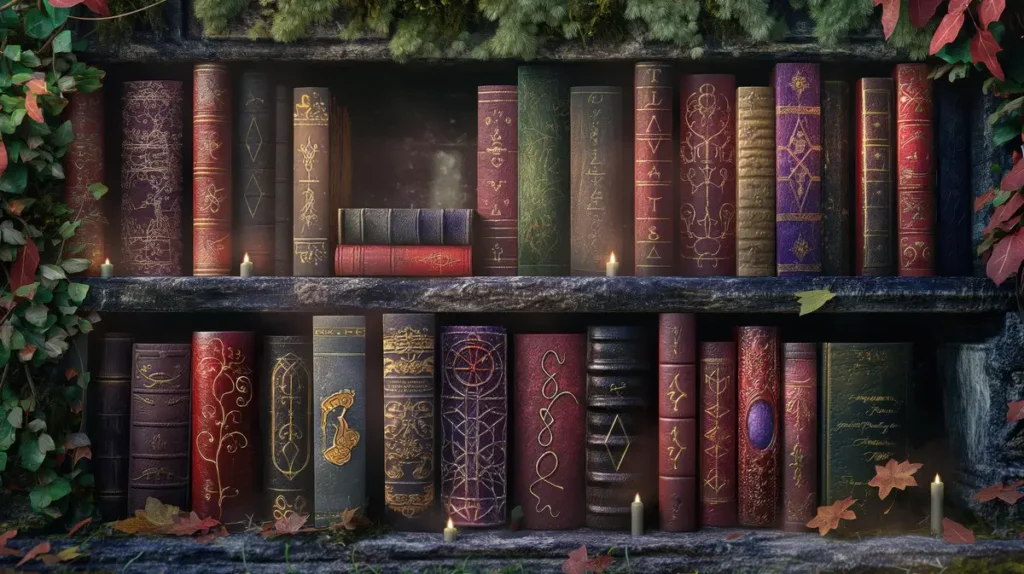 livres fantasy étagère
