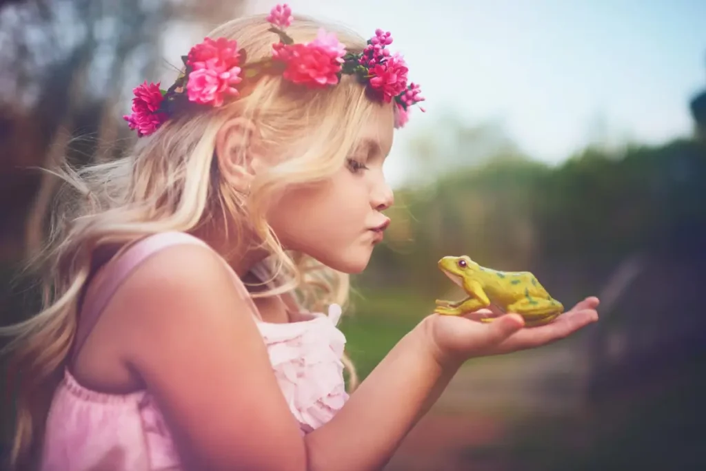 enfant grenouille méditation