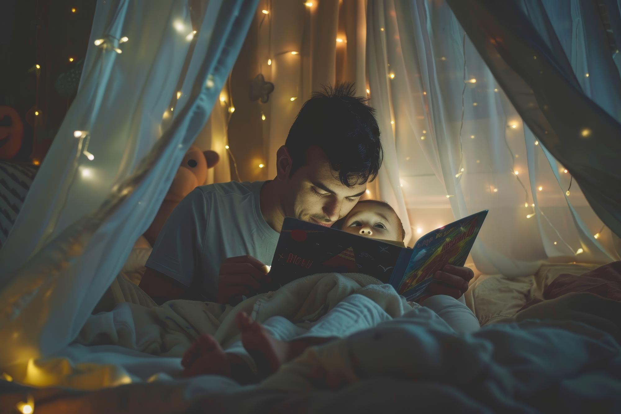 Pourquoi une histoire du soir aide vraiment bébé à s’endormir ?