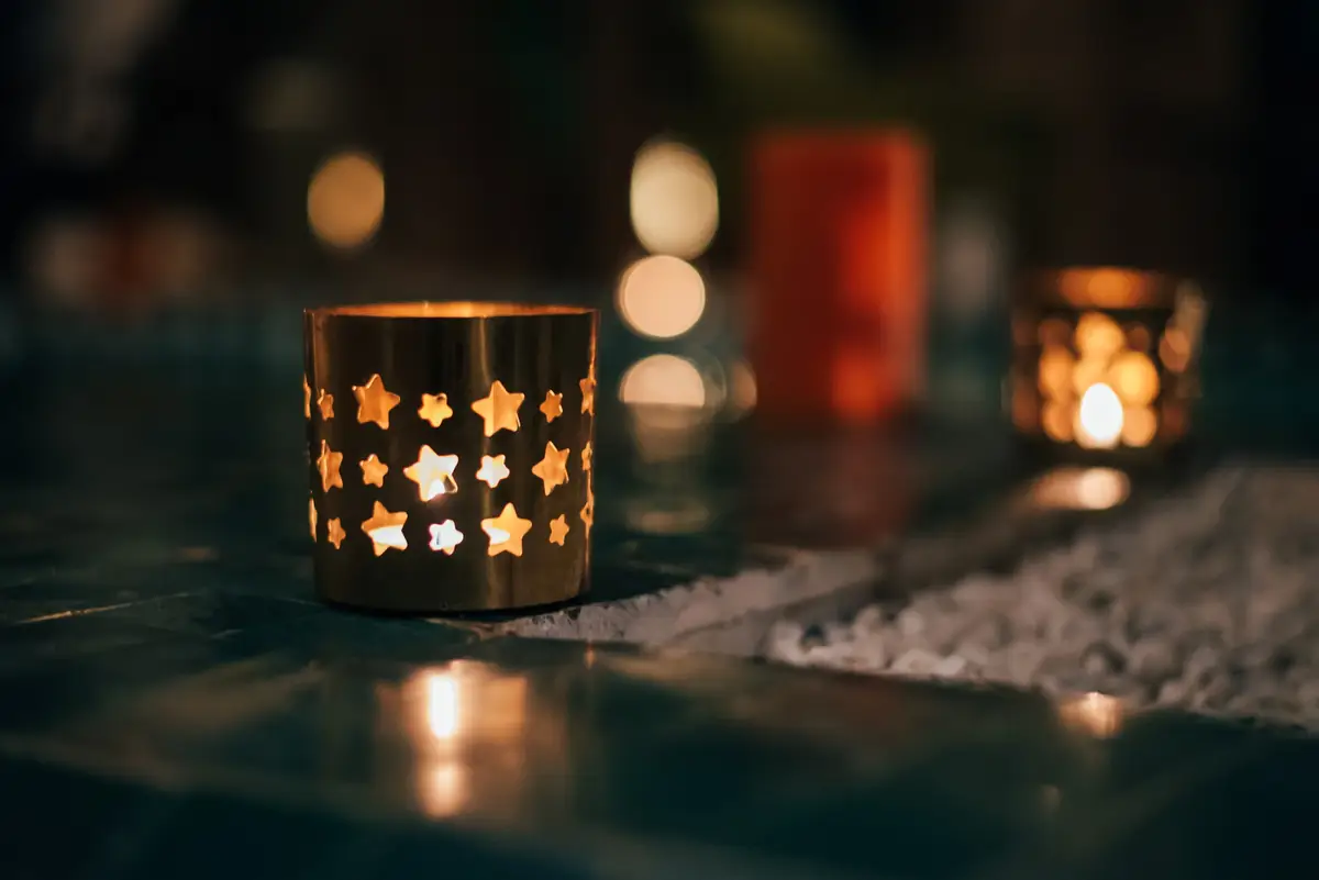 chandelle nuit