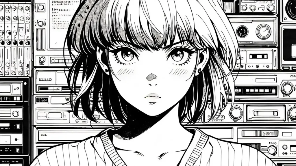 manga character sketch