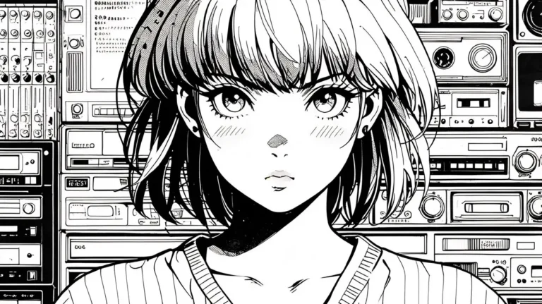 manga character sketch
