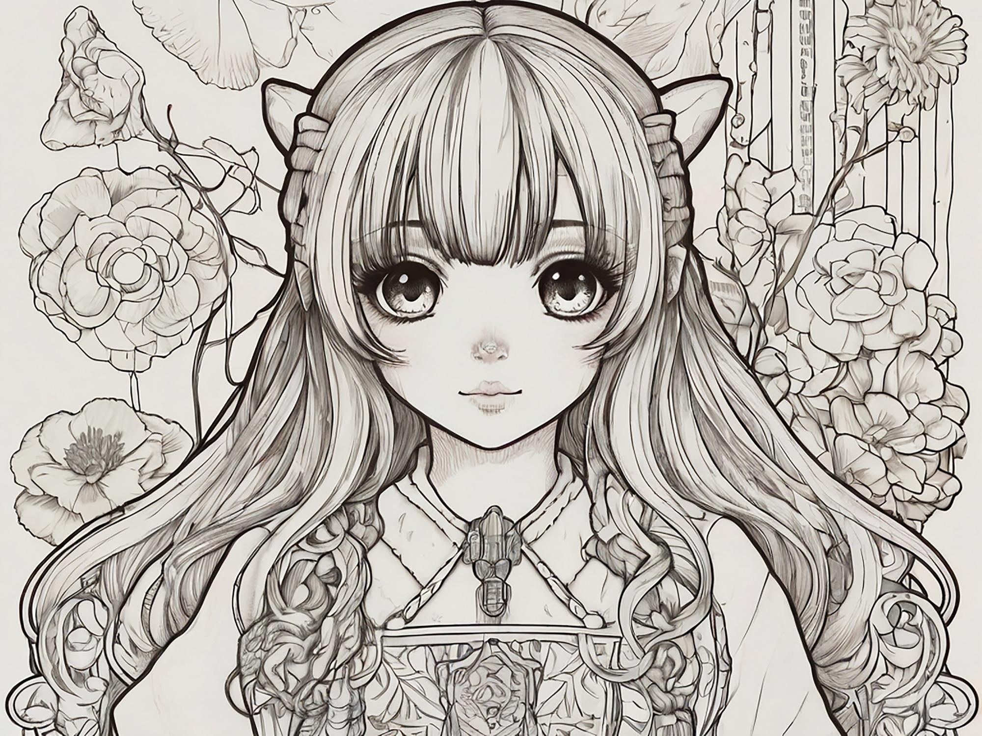 Pourquoi les dessins manga à colorier plaisent autant ?