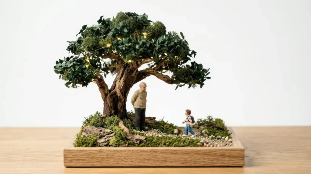 miniature boy tree