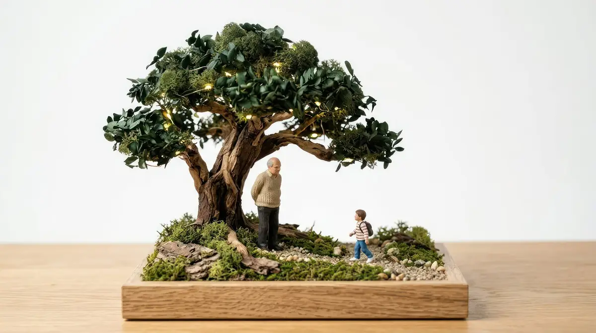 miniature boy tree